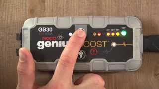 How To Jump Start A Car Battery  NOCO Genius Boost GB30 UltraSafe Lithium Jump Starter [upl. by Edrock]