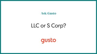 LLC vs S Corporation Whats the Difference for Small Business Owners [upl. by Endora]