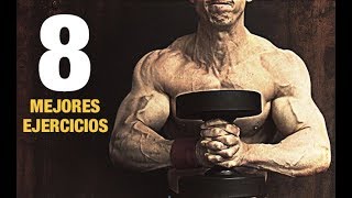 Los 8 Mejores Ejercicios Con Mancuernas ¡TRABAJA CADA MUSCULO [upl. by Nirac]