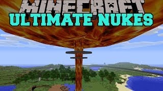 Minecraft ULTIMATE NUKES NUKE AND TZAR BOMBA HUGE EXPLOSIONS Mod Showcase [upl. by Pavla]