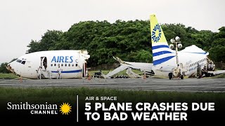 5 Plane Crashes Due To Bad Weather  Smithsonian Channel [upl. by Zetra]