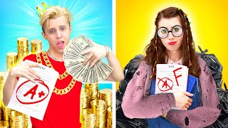 RICH vs BROKE  NORMAL Student vs PRINCIPAL SON  When your Life is UNFAIR by La La Life Musical [upl. by Eilsil753]