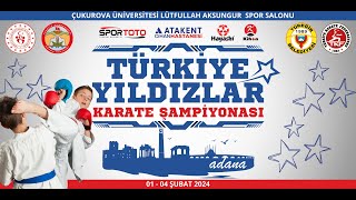 TÜRKİYE YILDIZLAR KARATE ŞAMPİYONASI  1TATAMİ [upl. by Eibrik]