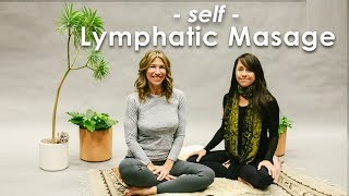 Self Lymphatic Massage  At Home [upl. by Waverley956]