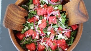 Salad Recipe Watermelon and Feta Salad Recipe by Everyday Gourmet with Blakely [upl. by Court]