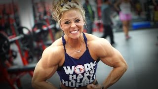 Training Back  Dani Reardon 4 Weeks Out  2016 Arnold Classic [upl. by Yelsel]