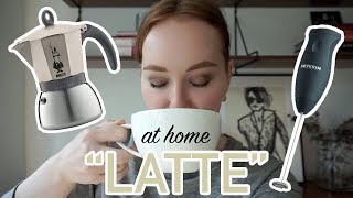 HOW TO MAKE A quotLATTEquot AT HOME moka pot  frother [upl. by Yerak]