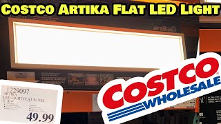 Costco Artika Skylight LED Panel Light Review and Install [upl. by Karlis]