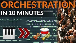 From Piano To Orchestra in 8 Minutes  How To Write Orchestral Music [upl. by Ahsieyt]