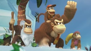 Donkey Kong Country Tropical Freeze  All Bosses [upl. by Eanaj]