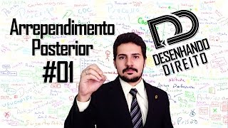 Direito Penal  Art 16 CP  Arrependimento Posterior 01 [upl. by Pudendas648]