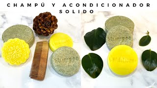 CHAMPÚ Y ACONDICIONADOR SÓLIDO FÓRMULA INCLUIDA [upl. by Christoffer]