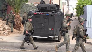 SWAT Captures Two Felons After Hours Long Standoff  San Diego [upl. by Mcleroy815]