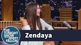 Zendaya on Playing Mysterious Michelle in SpiderMan Homecoming [upl. by Meghann549]