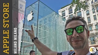 TOUR APPLE STORE MILANO vi porto DENTRO e ve lo RACCONTO [upl. by Pasahow]