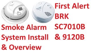 First Alert Smoke Alarm  Carbon Monoxide Alarm System Install and Overview [upl. by Norabal]