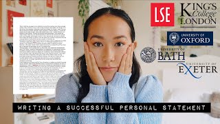 how to write the best personal statement  uk ucas university [upl. by Ardnuhsed]