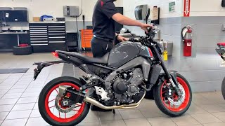 2021 Yamaha Mt09 Akrapovic Exhaust Pure sound [upl. by Saduj]