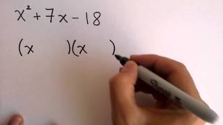 Factoring Quadratic Expressions Pt 1 [upl. by Ridglea]