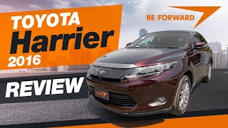 Toyota Harrier Premium Advanced Package 2016  Car Review [upl. by Millhon]