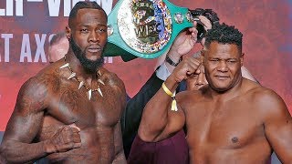 Deontay Wilder vs Luis Ortiz II  FULL WEIGH IN amp FINAL FACE OFF  Fox PBC Boxing [upl. by Albertina]