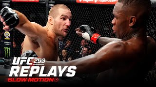 UFC 293 Highlights in SLOW MOTION [upl. by Ahtabat684]