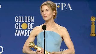 Renée Zellweger  Judy  Golden Globes 2020 Full Backstage Interview [upl. by Gnaht547]