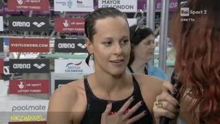 Federica Pellegrini ORO 200sl Europei di nuoto Londra 2016 [upl. by Fast86]