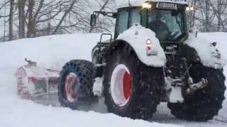 Marjollet TP  Déneigement  Fendt snow removal [upl. by Yalahs864]