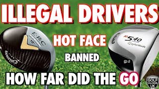 HOW FAR DO ILLEGAL AND NON CONFORMING DRIVERS GO  BANNED GOLF DRIVERS [upl. by Anigroeg]