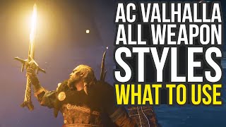 Assassins Creed Valhalla Gameplay  All Weapon Styles amp What To Use AC Valhalla Gameplay [upl. by Scrivings936]