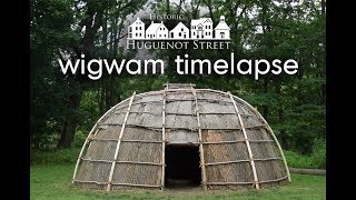 Building a Wigwam Time Lapse [upl. by Nyrual]