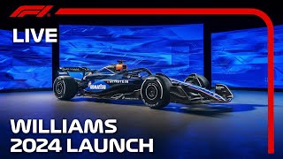 LIVE Williams Racing 2024 Team Launch [upl. by Dewhirst]