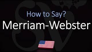 How to Pronounce Merriam Webster CORRECTLY [upl. by Yllom]