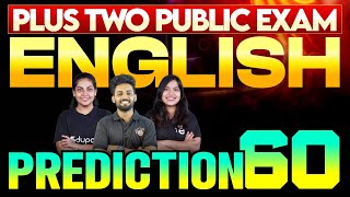 Plus Two Public Exam English  Prediction 60  Eduport Plus Two [upl. by Terraj]