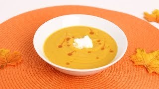 Roasted Butternut Squash Soup Recipe  Laura Vitale  Laura in the Kitchen Episode 660 [upl. by Foster]