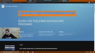 İçerik Üreticisi Nasıl Olunur  Epic game içerik üretici kodu almak  epic games içerik üretici olma [upl. by Enahs]