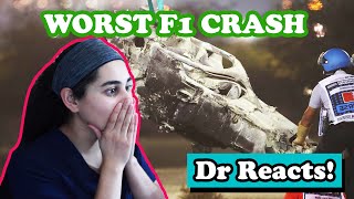 Doctor Reacts to CRAZIEST Formula 1 Crash Ever Seen  Romain Grosjean at Bahrain GP SCARY [upl. by Annej869]