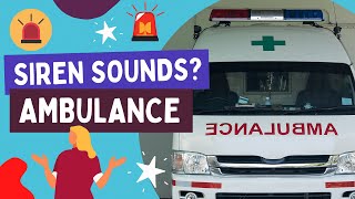 Why do AMBULANCE have different siren sounds  Unnoticed Things [upl. by Brackely888]