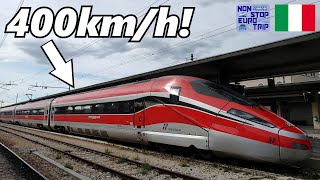 Italys FLAGSHIP Highspeed Train  Venice to Milan on the Frecciarossa 1000 [upl. by Adnolrehs]