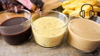 3 French Steak Sauce Recipes [upl. by Foulk]