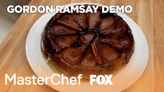 Gordon Demos How To Make Tarte Tatin  Season 10 Ep 7  MASTERCHEF [upl. by Edmea]