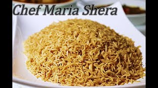 Afghan pulao Afghan rice recipe PilafRice recipeBy chef maria shera [upl. by Murielle803]