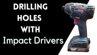 Can you drill with an impact driver [upl. by Alia]