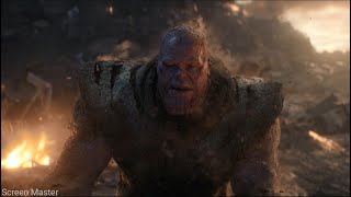 Thanos Death  2014 Thanos Loses  Avengers Endgame Open MatteIMAX HD [upl. by Melcher968]