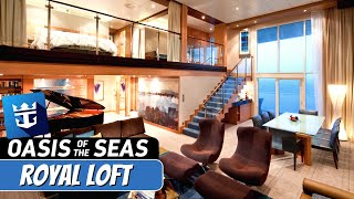 Oasis of the Seas  Royal Loft Suite Tour amp Review 4K  Royal Caribbean Cruise [upl. by Nirek]