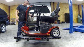 Bruno ASL250 Mobility Lift Install Outsider [upl. by Llerrat]