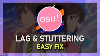 OSU  How To Fix Lag Spikes amp Stuttering [upl. by Eisej]