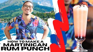 HOW TO MAKE A MARTINICAN RUM PUNCH   AGRICOLE ADAM [upl. by Mattson]