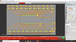 Designing A Circuit Board Using Fritzing [upl. by Kenji]